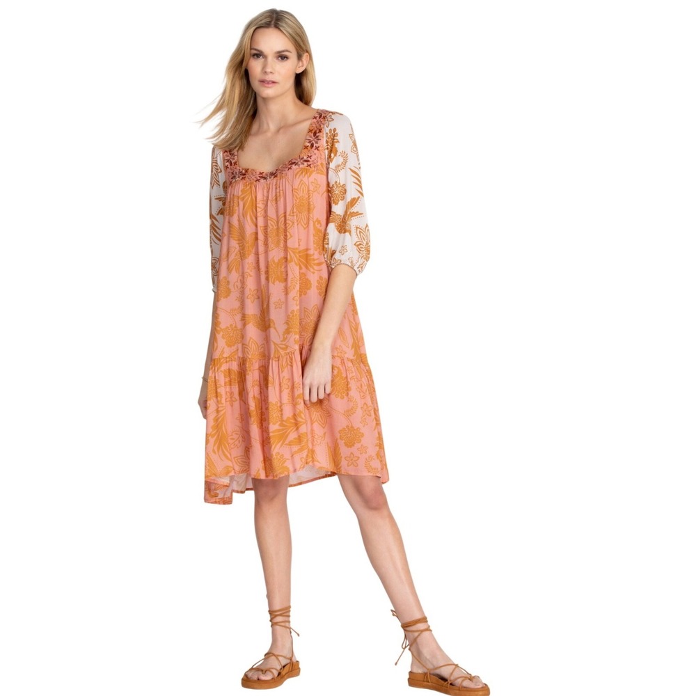 Johnny Was Kalik Mini‎ Dress Bohemian Medium